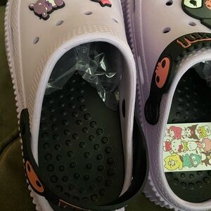 KUROMI Sanrio Lavender Clogs with Character Charms